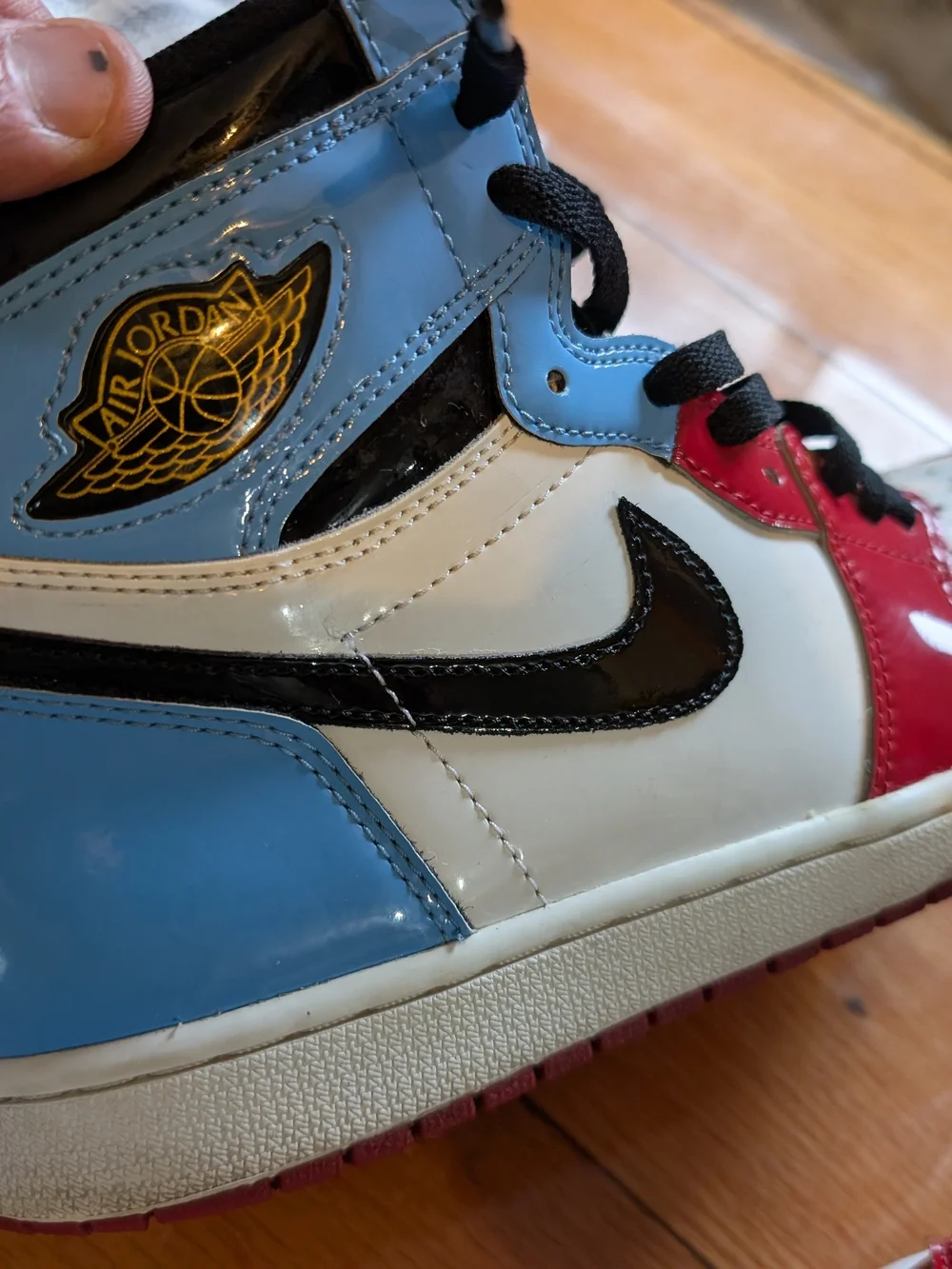 Jordan Air Jordan 1 Retro OG High Fearless Leather NIKE Colorblock CK5666-100